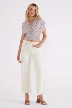 éticaAltin Loose Fit Crop - Natural