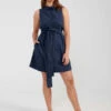 Apiece ApartRio Tie Mini Dress - Navy