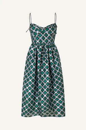 Stine GoyaArya Dress - Mesh Check - Image 3