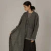 Bare KnitwearWoman Alpaca Travel Wrap - Ash Grey
