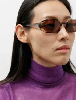 Sun BuddiesBarret Sunglasses - Black/White Smoke