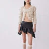 Tach ClothingBetty Leather Mini Skirt