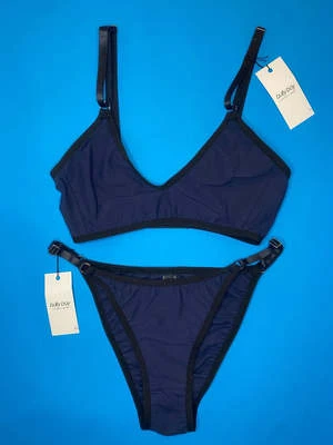 Bully BoyLenny Cotton Bra - Navy - Image 4
