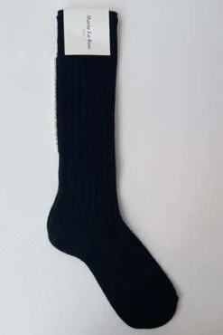 Maria La RosaCOLLEGE RHINESTONE MERINO SOCK