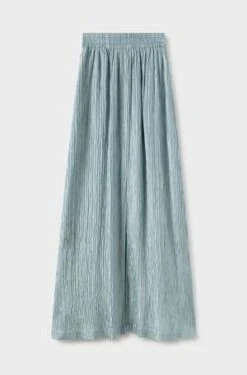 Silk LaundryCrinkle Skirt - Oasis