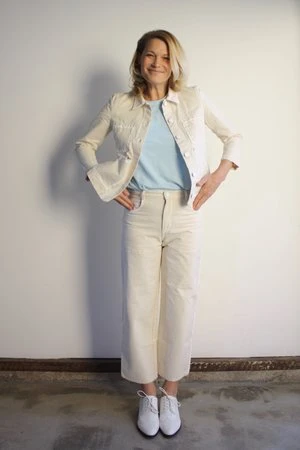 CarleenRelaxed Jeans - Primed Canvas