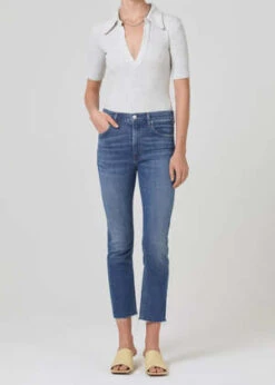 Citizens Of HumanityIsola Straight Crop - Blue