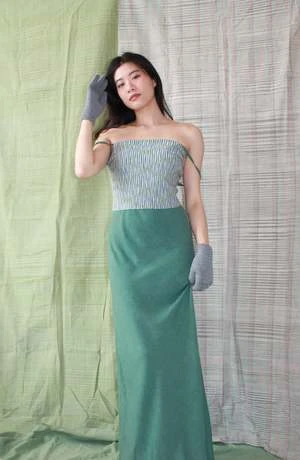 COLORANTAlpaca Knit Scarf - Space Knit - Image 5