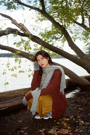 COLORANTAlpaca Knit Scarf - Space Knit - Image 10