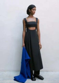 CorderaTailoring Cut Out Dress - Black