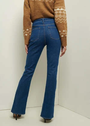 Derek LamLucia Front Slit Jeans - Dark Wash - Image 3