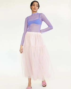 Eliza FaulknerTulle Tilly Skirt - Pink - Image 3