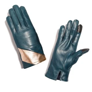 MAISON FABREFauve Gloves - Teal - Image 2