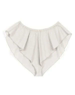 Modern WeavingFlutter Shortie Parchment Poplin - Off White - Image 5