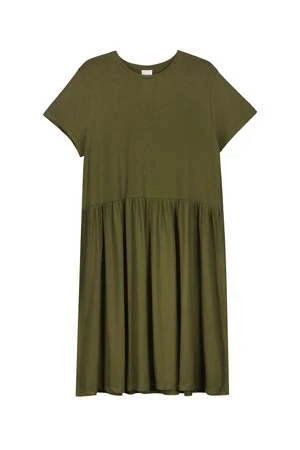 KowtowGather Tee Dress - Moss - Image 10