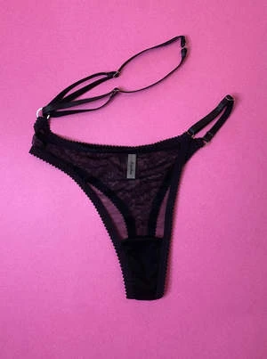 HOPELESSHopeless Meredith Mesh Thong - Black Mesh