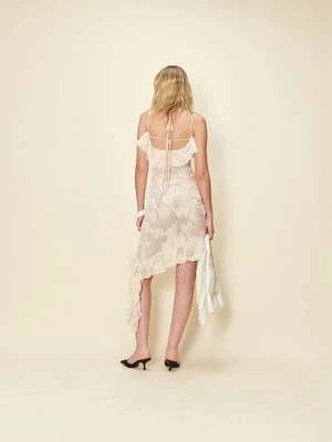 House Of SunnyFiore Bianco Dress - Ivory Sail - Image 3