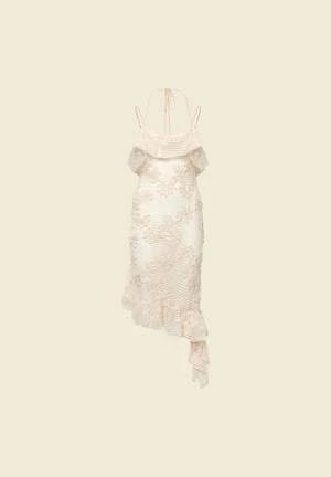 House Of SunnyFiore Bianco Dress - Ivory Sail - Image 4
