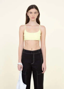 Rejina PyoImogen Bralette - Seersucker Green