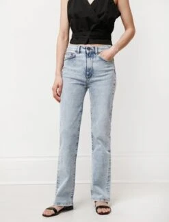 JeanericaEW004 Super High Straight Vintage 82 Denim - Blue