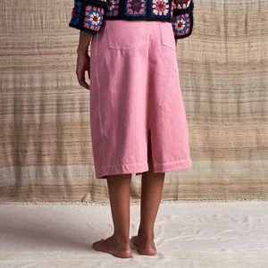 STORY Mfg.Jeannie Skirt - Sappy Pink Organic Denim - Image 3
