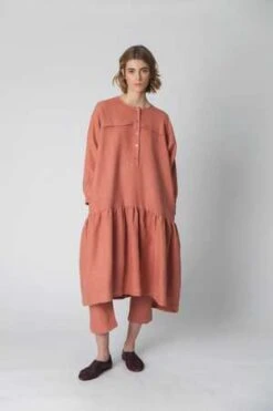 LoessJudith Dress - Dusty Rose