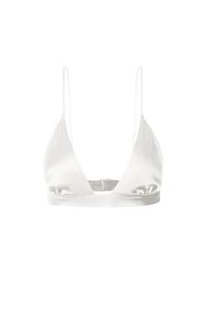 KES NYCSilk Triangle Bra - Natural