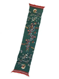 KapitalFulling Wool HAPPY Scarf SOUVENIR - Green