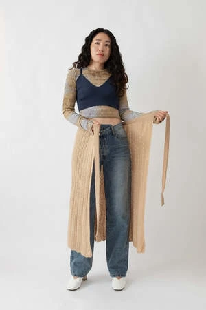 Are YouKnit Wrap Skirts - Beige