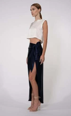 Nonchalant LabelKylie Skirt - Navy - Image 2