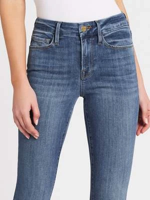 FRAME DenimLe Mini Boot DENIM - Mid Denim - Image 4