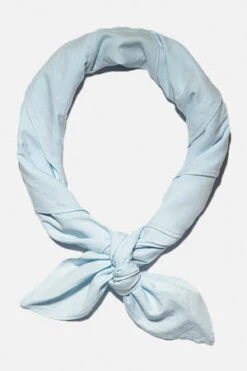 LeLe SadoughiLele Sadoughi Bandana Scarf Mask - Sky Blue