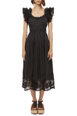 Ulla JohnsonLeona Dress - Black