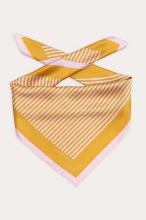 MANNER MARKETManner Market Anne Silk Scarf - Pink/Copper - Image 2