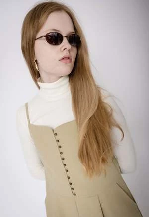 NKCMatilda Dress - Light Olive - Image 5