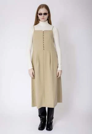 NKCMatilda Dress - Light Olive - Image 2