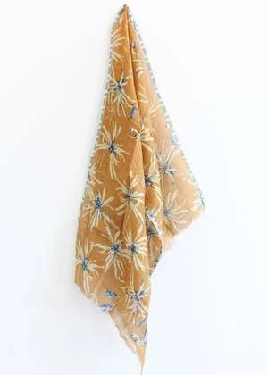 Épice ParisMeadow Orchids Scarf - Golden/Sable - Image 4