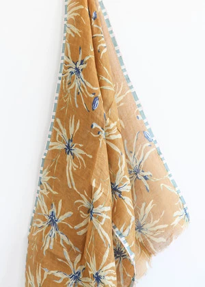 Épice ParisMeadow Orchids Scarf - Golden/Sable - Image 5