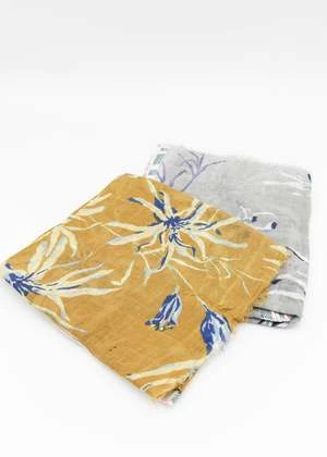 Épice ParisMeadow Orchids Scarf - Golden/Sable - Image 6