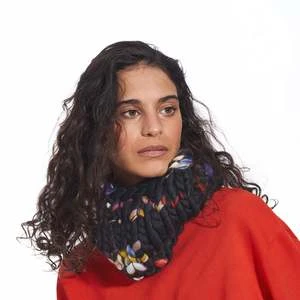 Mischa Lampertsmall Snood Scarf - Dark Twombly - Image 9