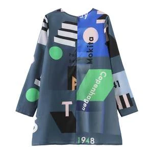 Matter Matters GalleryMokita Pattern Mini Dress - Grey - Image 3