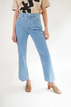 NanushkaZoey Upcycled Denim Pants - Light Wash