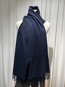 Officine GeneraleItalian Cashmere Scarf - Navy