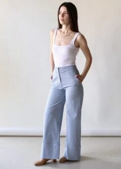 OhSevenDaysWyatt Jean - Stripe Denim