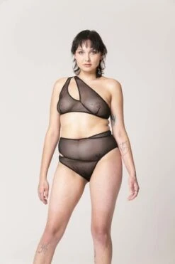 Overall OfficeSPIRAL UNDIES HIGH RISE - BLACK