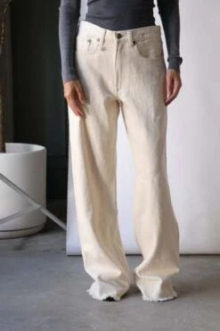 R13D'arcy Loose Jean - Koze Ecru