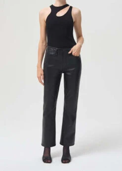 AGOLDERecycled Leather Mid Rise Relaxed Boot - Detox