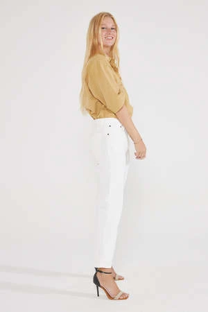 éticaRhea Mid Rise Crop - Vintage White - Image 2