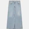LouLou StudioRona Denim Skirt - Washed Light Blue
