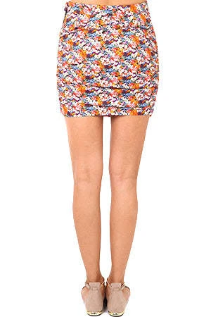 RoseannaManson Ruched Skirt - Cherry - Image 4